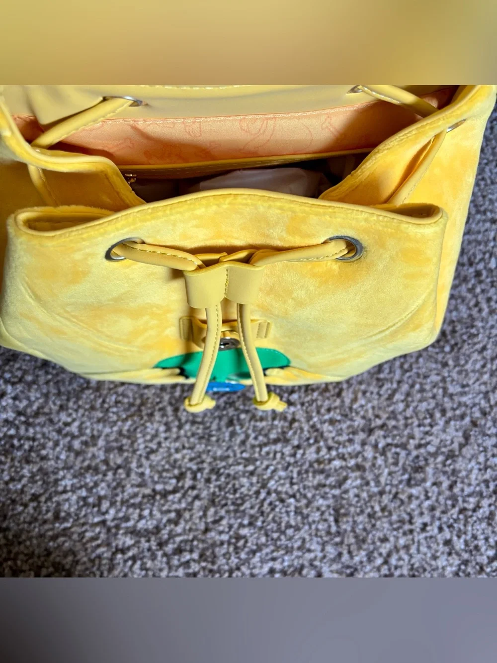 Disney Yellow Pluto Plush Backpack